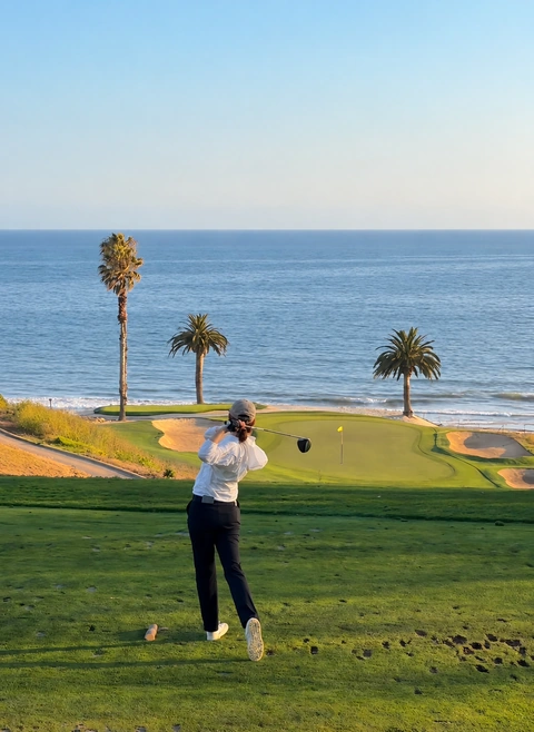 Golf reference photo 1 of the person in this artwork